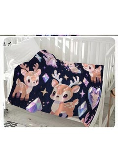 General Baby and children's cartoon flannel thin blanket (warm and comfortable, suitable for sleep, game use) 70cm*100cm - 876  - Image 2