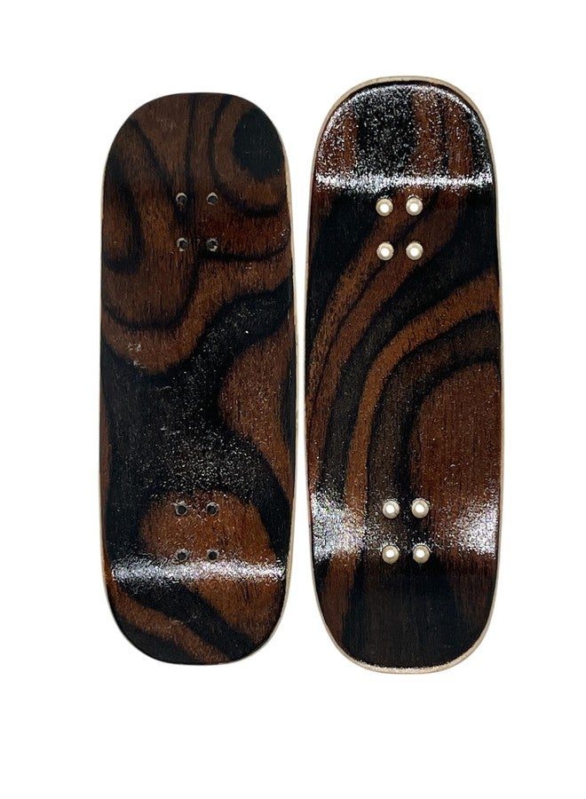 LEEFAI Pro Wooden Fingerboard Complete Set, 34x96mm, 5-Ply Maple Deck with leefai g4 Trucks and Urethane 65d Mini Skateboard Wheels - Image 4