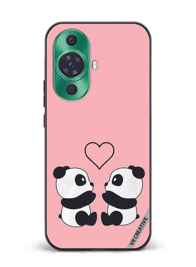 VR CREATIVE Protective Case Cover For Huawei nova 11 Pro Panda Love Design Multicolour - Image 1