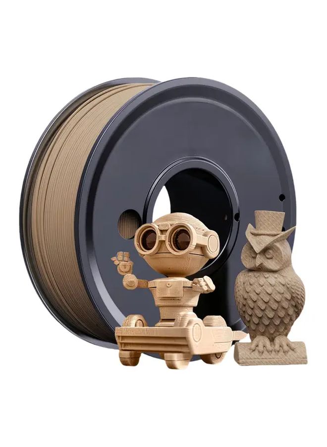 Wooden PLA Filament Precision 002mm 1.75mm 250g Spool 3D Printing Materialwood Color - Image 1