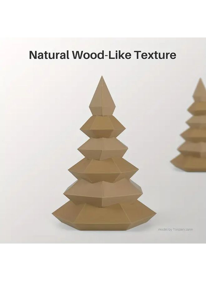Wooden PLA Filament Precision 002mm 1.75mm 250g Spool 3D Printing Materialwood Color - Image 3