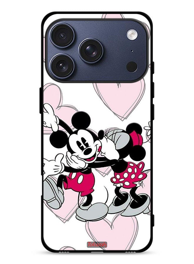 Tolwak Apple iPhone 17 Pro Protective Case Cover Mickey Mouse Hug - Image 1