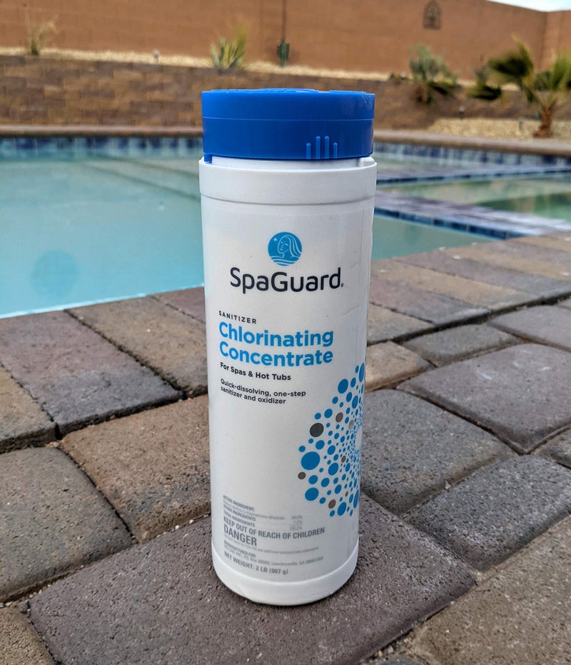 SpaGuard SpaGuard Spa Chlorinating Concentrate - Advanced Spa Water Treatment for Hot Tubs and Spas, Quick Dissolving Oxidizer - 2 Lbs  - Image 2
