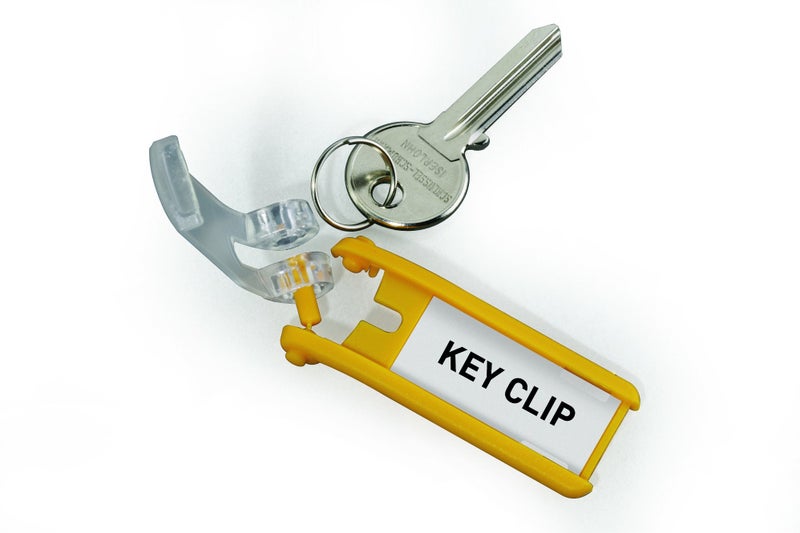 Durable Key Clips - for Clear and Easy Organization of Keys - Perfect for Use with Durable Key Safes - Pack of 6 Innovative Key Clips in Black - Image 4