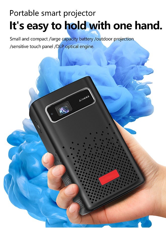 Mi VAZA - DLP Wireless Portable Projector - Built-in 8000mAh Battery - Support 120 Inches - HD Projection - Support 4K - Mini Home Theater - Portable Mobile Cinema - Compatible with HDMI/TV BOX/PS5/Laptop/Game Console - Image 1