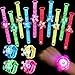 Effacera 24 Pack Light Up Fidget Spinner Bracelet Party Favors for Kids 48 812 Glow in the Dark Halloween Goodie Bags Stuffers for Kids Treasure Box Toys Classroom Prizes Stocking Stuffers Birthday Gift - Image 2