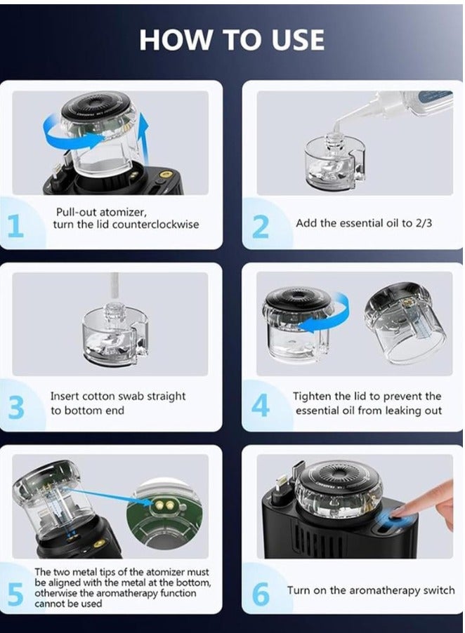 45W 5-in-1 Retractable Car Charger with Starlight & Air Freshener | PD 30W Fast Charging for iPhone 16/15/14/13/12/11 & Android | USB-C & QC3.0 Quick Charge Car Adapter | Fireproof PC Build | Multi-Port Universal Car Charger for Travel & Daily Use - Image 4