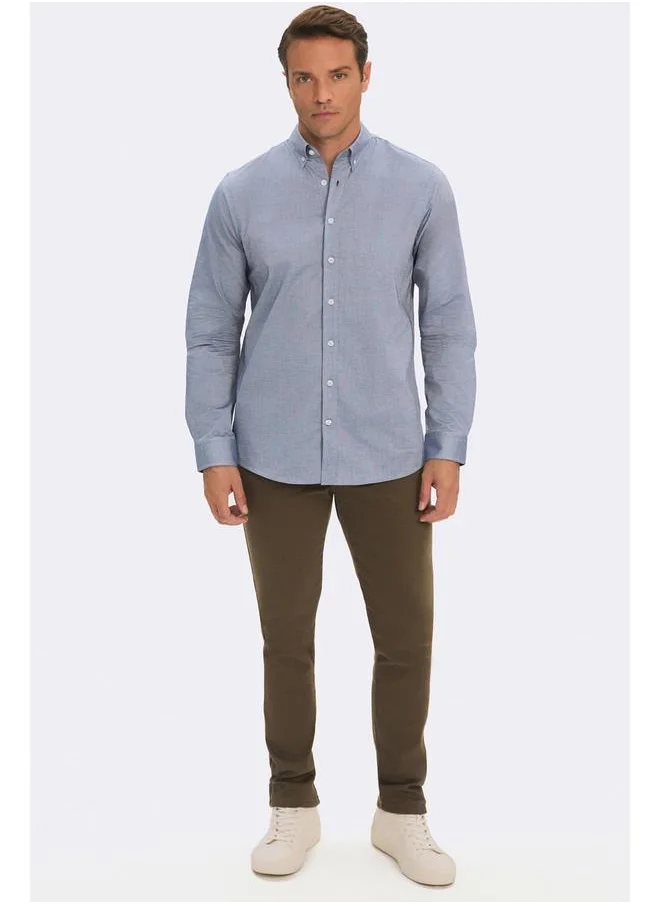 JUNE June Exclusive Men Regular Fit Shirt Blue