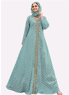 SARA Sara Floral Printed Jalabiya  - Image 2