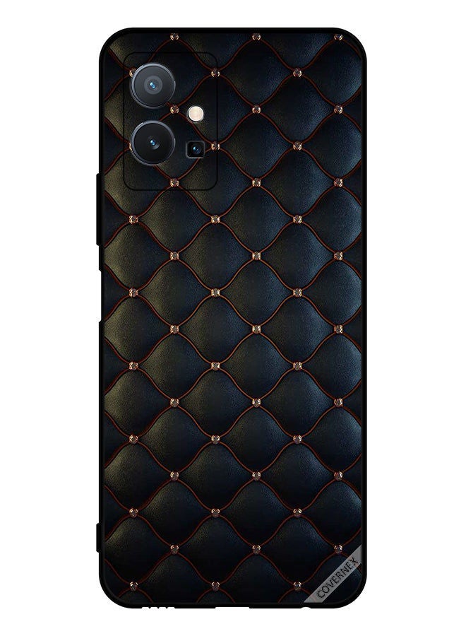 Covernex Protective Case Cover For vivo T1 5G Steppers On Cloth Pattern - Image 1