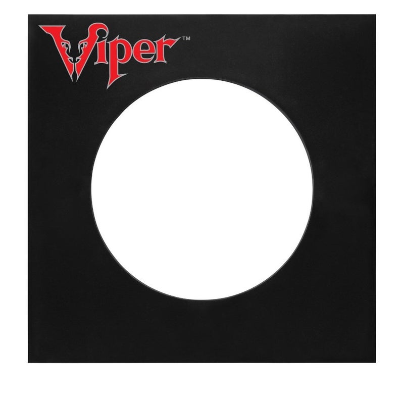 Viper Defender II Dartboard Surround Reversable Wall Protector, Fits 17.75" and 18" Bristle Dartboards, Compression-Fit Tool-Free Easy Mounting, Black, Square, 28.25" L x 28.25" W x 1" Thick - Image 1