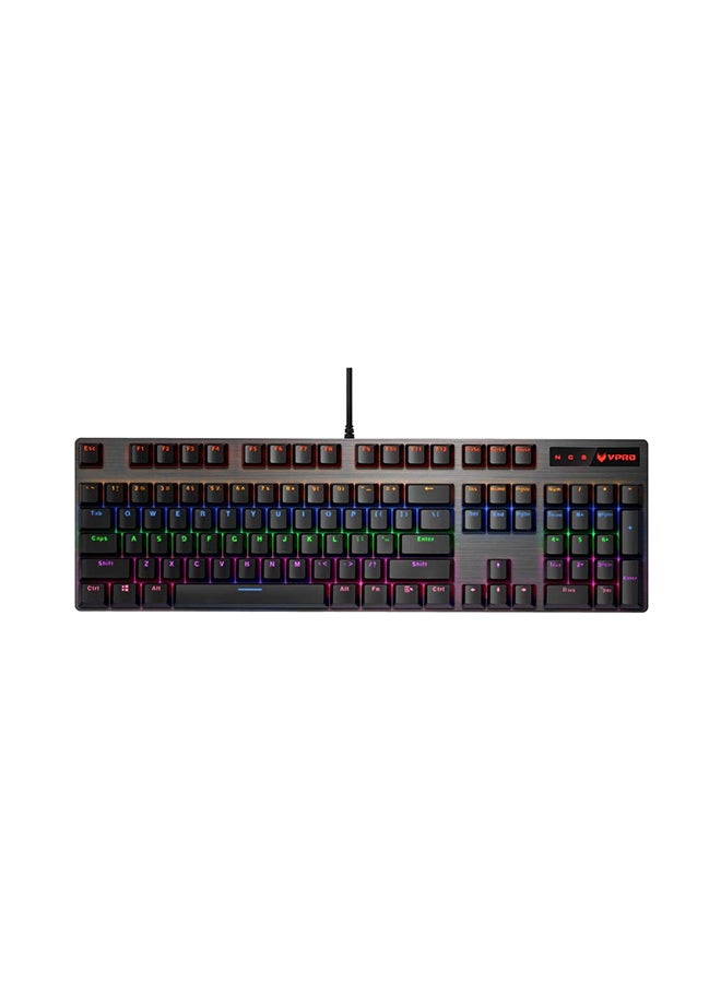 رابو لوحة مفاتيح ميكانيكية للألعاب، طراز V500 Pro أسود - Image 1