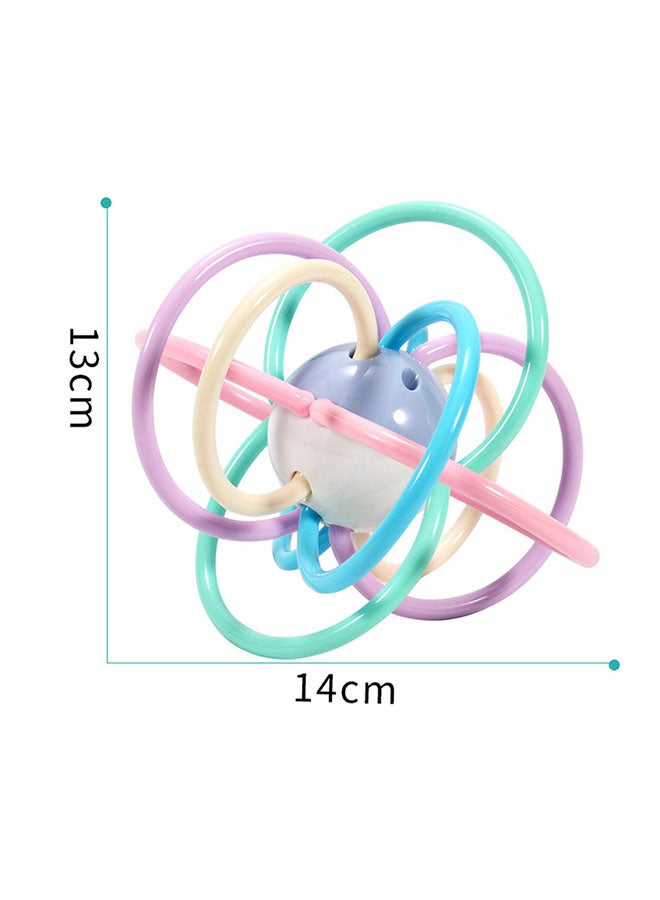 Silicone Baby Teething Ball – Food Grade Chewable Teething Toy，Rattle and Teether Activity Ball, Toy Baby Rattles Teether Baby Toys, Shake Rattle, Sensory Teether, Early Development Learning Toy, Birthday Gifts for Babies Boy Girl  - Image 3