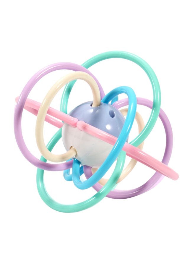 Silicone Baby Teething Ball – Food Grade Chewable Teething Toy，Rattle and Teether Activity Ball, Toy Baby Rattles Teether Baby Toys, Shake Rattle, Sensory Teether, Early Development Learning Toy, Birthday Gifts for Babies Boy Girl  - Image 1