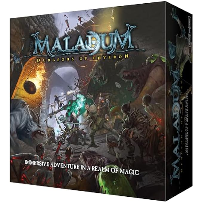 Battle Systems Maladum Dungeons of Enveron Starter Set - Fantasy Dungeon Crawler Game Immersive Terrain Solo, Co-op and Adversarial Play - Image 2