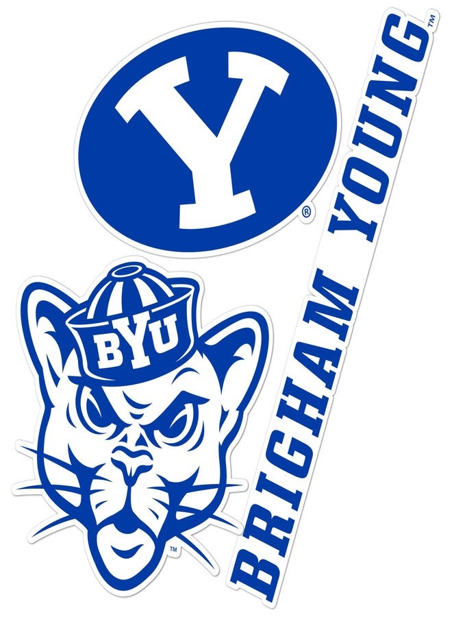 Desert Cactus BYU Brigham Young University Sticker Cougars Cougs Vinyl Decals Laptop Water Bottle Car Scrapbook T5 (Type 5-1) - Image 1