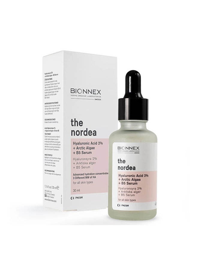 BIONNEX The Nordea Hyaluronic Acid 2% + Arctic Algae + B5 Serum  - Image 2