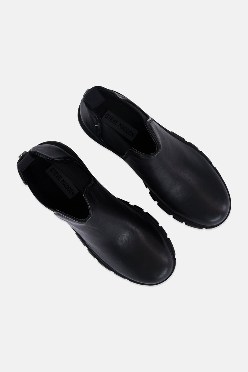 STEVE MADDEN Women Hoeler Slip On Mid Calf Boots, Black - Image 4