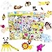 IMNEXT2U 3D Puffy Stickers for Kids Resuable Sticker for Toddler Boys Girls 4 Sheets Mother Child Animals Dogs Cats Elephant Giraffe Monkey Sheep Panda Koala Rabbit Zoo - Image 3