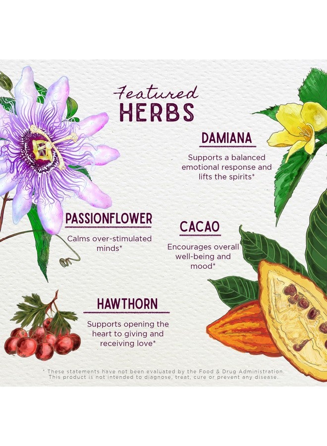 WishGarden Herbs Liquid Bliss Mood Elevator - Plant-Based Herbal Supplement with Organic Cacao, Cotton Root, Passionflower, Increases Sense of Connection, 4oz - Image 4