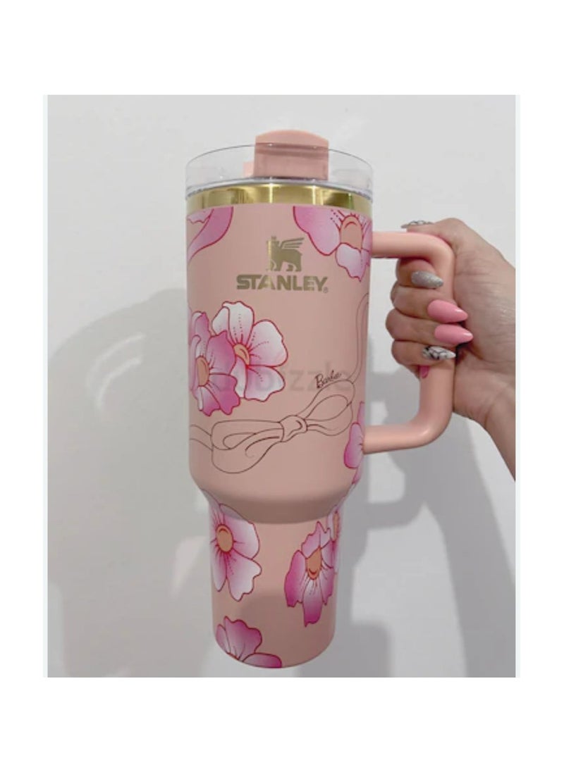 Stanley - stanley H2.0 Flow State 40oz  Tumbler, Stainless Steel Vacuum Insulated Quencher with Lid, Straw, and Stopper, Ideal for Water and Iced Tea, Keeps Drinks Cold, Presented in Elegant Gift-Ready Packaging - Image 1
