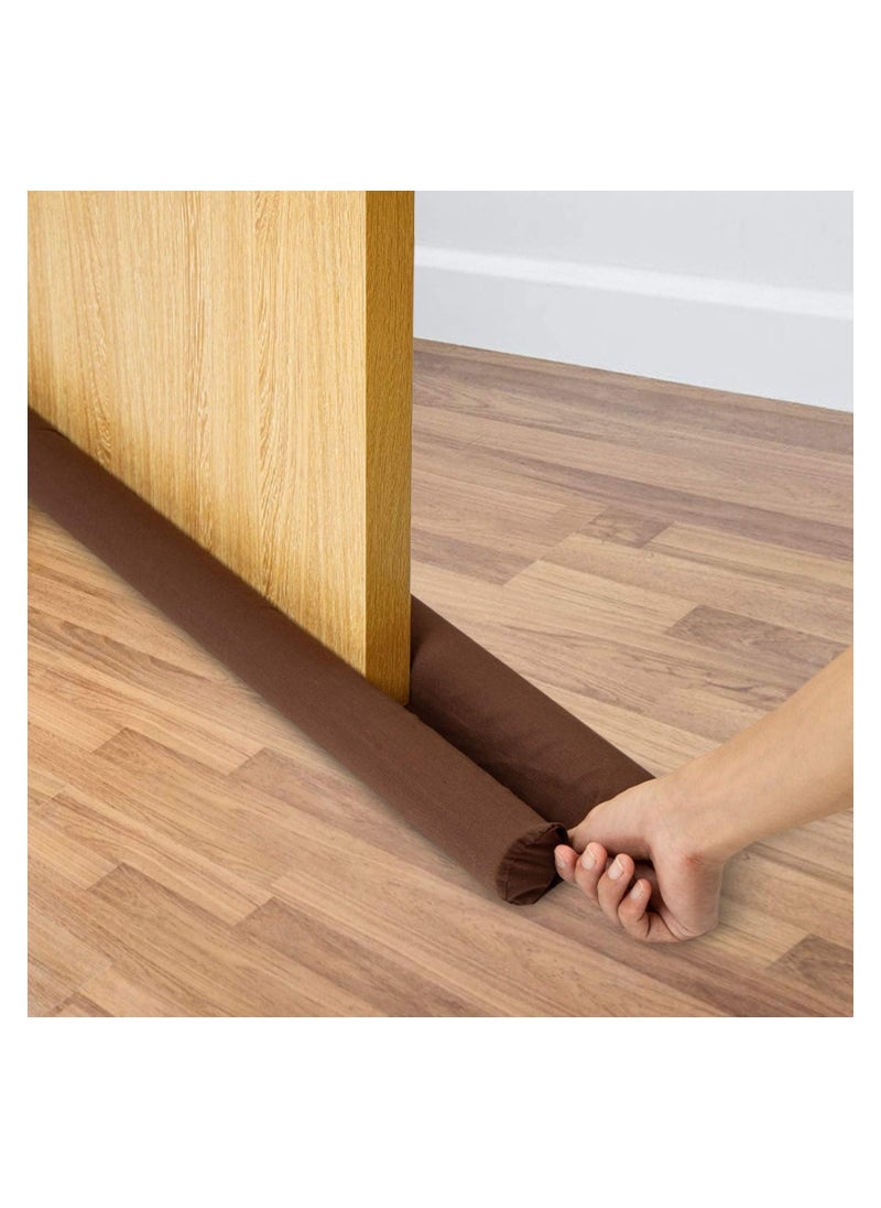 MIRFA - Inch Door Draft Stopper With Scissor Under for Bottom Twin Stopper Adjustable Sweep Noise Blocker Cold Air - Image 1