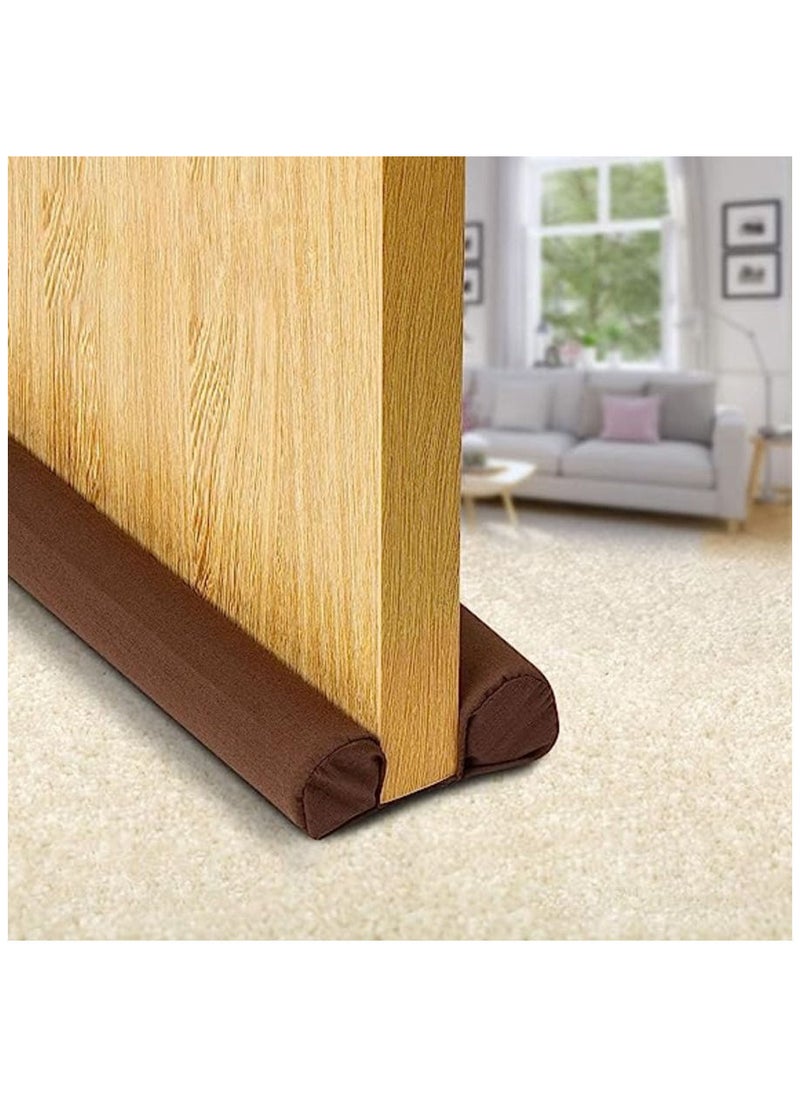 MIRFA - Inch Door Draft Stopper With Scissor Under for Bottom Twin Stopper Adjustable Sweep Noise Blocker Cold Air - Image 1