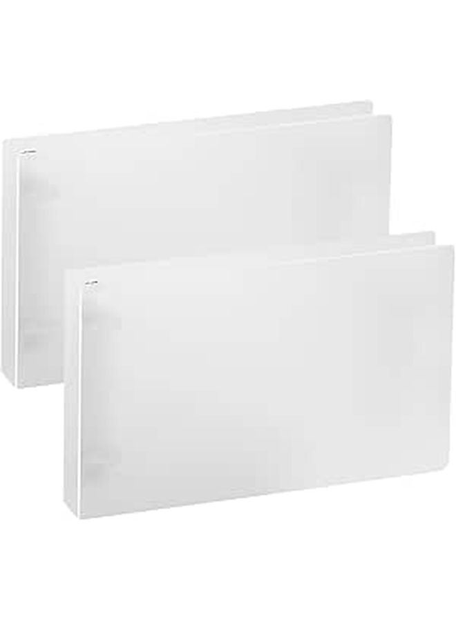 Index Card Case Organizer With Dividers 2 Horizontal A5 2 Hole Binders 120 Card Capacity Pp Material