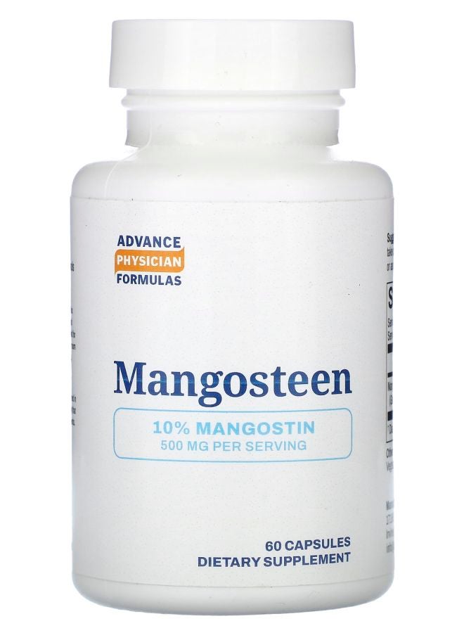 Advance Physician Formulas Mangosteen 500 mg 60 Capsules - Image 1