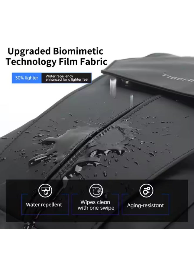 تايجرنو Tigernu Waterproof Crossbody Sling Bag With TSA Lock Model T-S8889 Black - Image 2