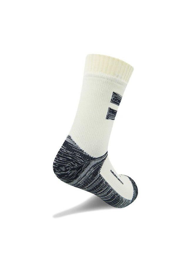 Tfo 6th Generation Outdoor Waterproof Socks Windproof Sports Socks Water Wading Hiking Socks 2902575 Men's Off-white M - Image 3
