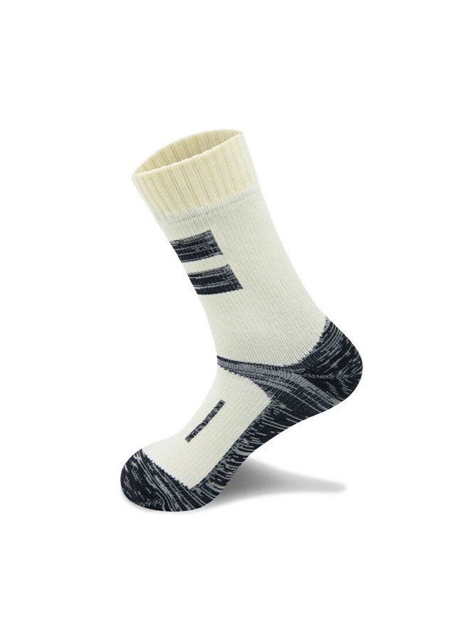Tfo 6th Generation Outdoor Waterproof Socks Windproof Sports Socks Water Wading Hiking Socks 2902575 Men's Off-white M - Image 2