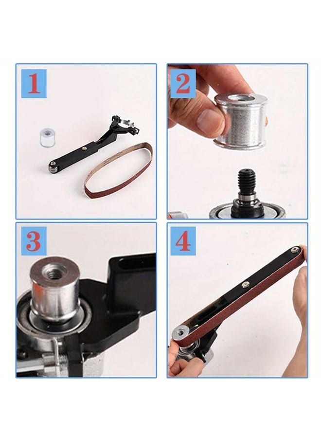 Angle Grinder Sanding Attachment For Rust Removal Polishing Smoothing Tool Durable Steel Easy Install 100 115 125 Models - Image 4