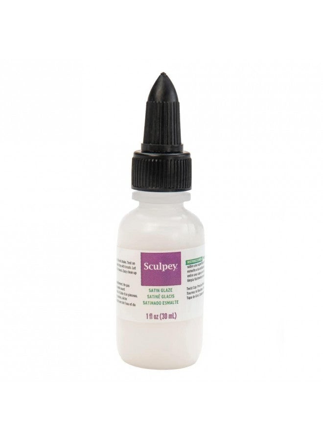 Polyform Sculpey® Satin Glaze, Non Toxic, 1 fl oz. bottle with precise flow twist cap. Will add a satin finish to your baked polymer oven-bake clay creations!  - Image 5