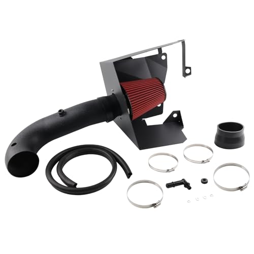 VVORHSBELL Cold Air Intake Pipe Kit w/Filter Compatible with For 2019-2024 Ram 1500 5.7L V8 2WD/4WD Cold Air Intake Kit - Image 1