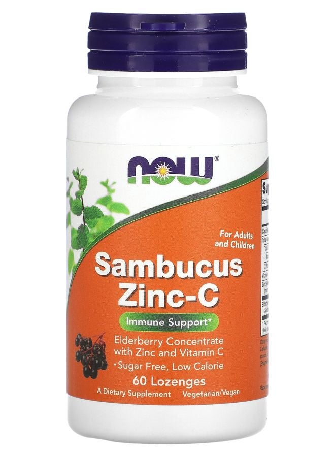 now Sambucus Zinc-C 60 Lozenges