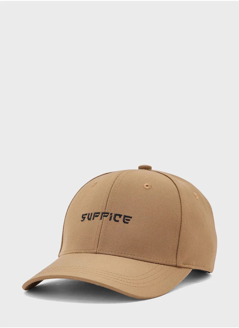 Seventy Five Suffice Embroidered Curve Peak Cap