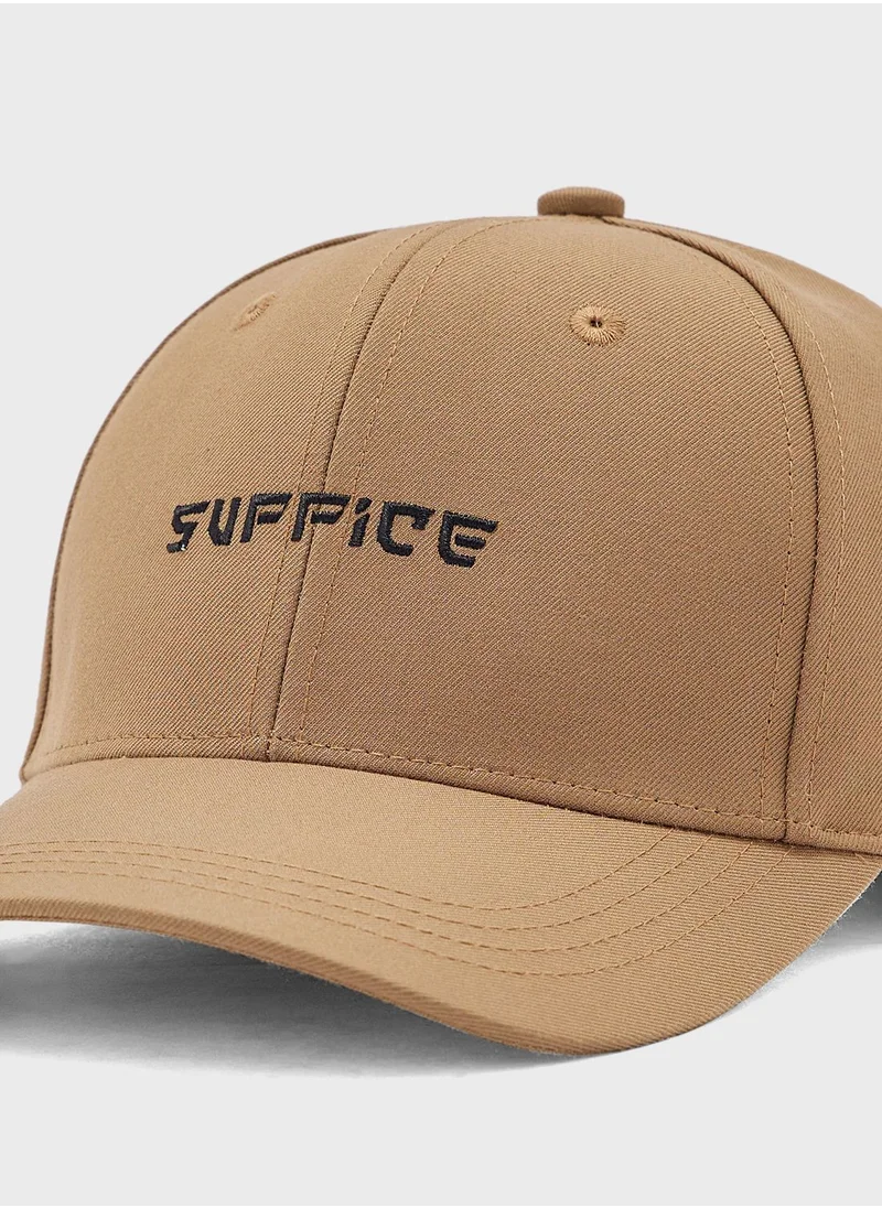 Seventy Five Suffice Embroidered Curve Peak Cap