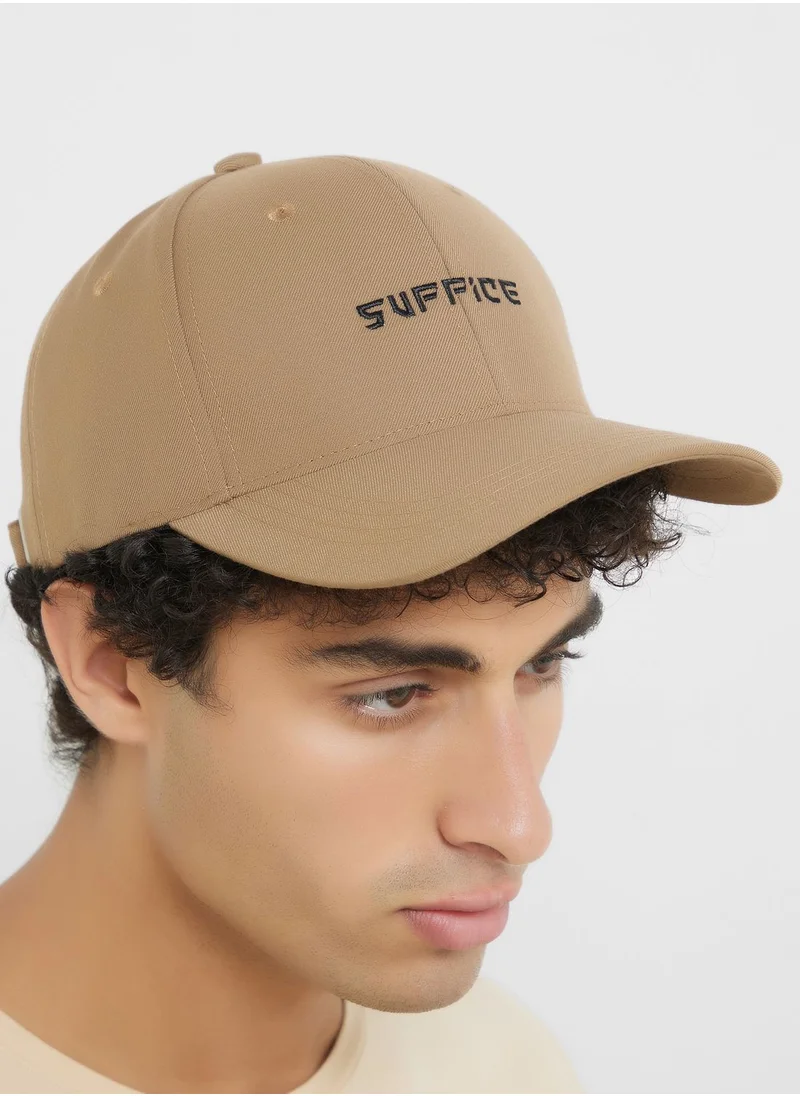 Seventy Five Suffice Embroidered Curve Peak Cap