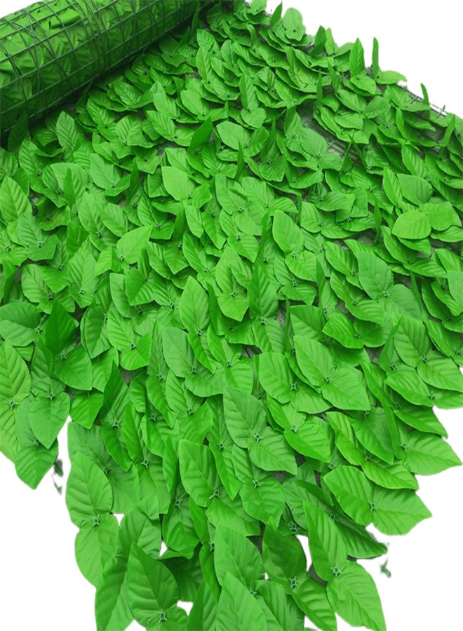Artificial Fence Fence Net Artificial Fence Leaf Artificial Balcony Garden Fence Green Leaf Decorative Rattan Fake Plant - Image 1