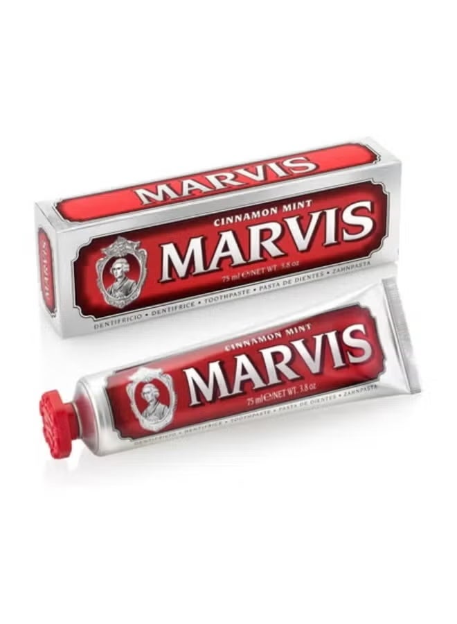 مارفيس معجون أسنان مارفيس القرفة النعناع 85 مل - حلوة غريبة، خيار لتبييض الأسنان وتنظيفها - Image 2