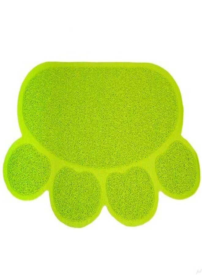 Jumbl Cat Litter MAT Catcher - Smartgrip Paw-Shaped Innovative Grass-Like Material Traps and Catches Litter While Remaining Soft On Paws - 24 x 18-1 Count (Pack of 1) - Grass Green - Image 5