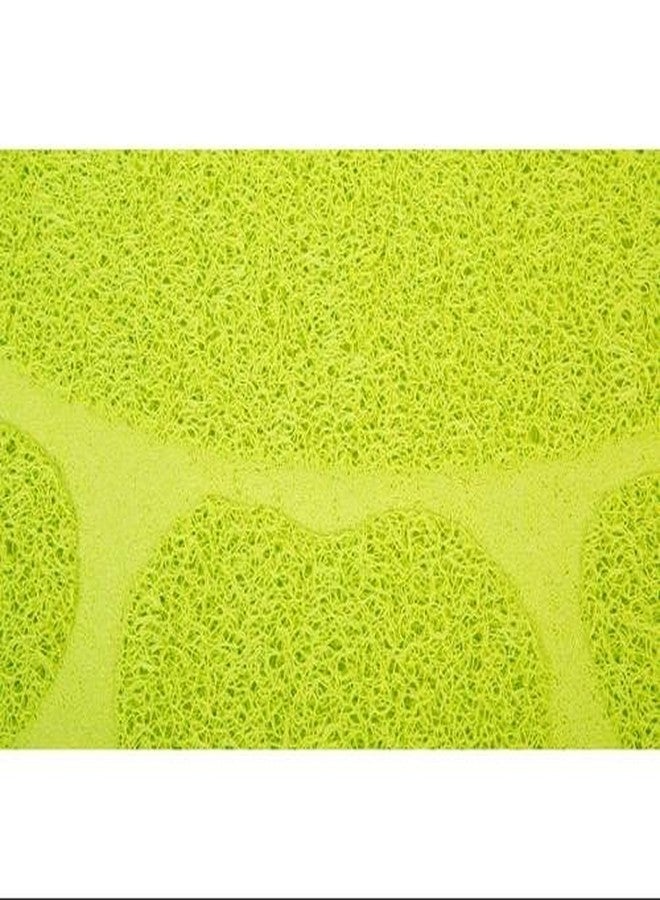 Jumbl Cat Litter MAT Catcher - Smartgrip Paw-Shaped Innovative Grass-Like Material Traps and Catches Litter While Remaining Soft On Paws - 24 x 18-1 Count (Pack of 1) - Grass Green - Image 3