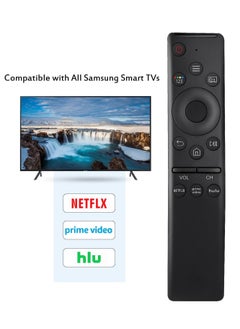 Generic Remote Control for All Samsung Frame Crystal UHD LED Neo QLED OLED 4K 8K Curved Smart TVs with 3 Shortcut Buttons Netflix Prime Video Hulu [No Voice Function]  - Image 2