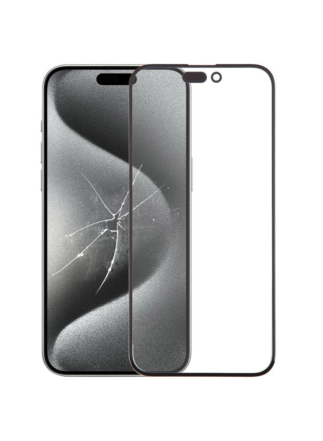 إيروريكس عدسة زجاجية خارجية للشاشة الأمامية لهاتف iPhone 15 Pro Max مع لاصق شفاف بصريًا OCA - Image 1