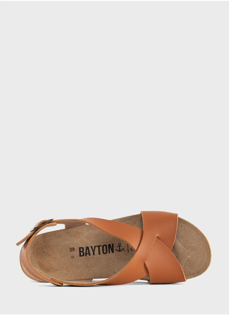 BAYTON Salamanque Multi Strap Wedge Sandals