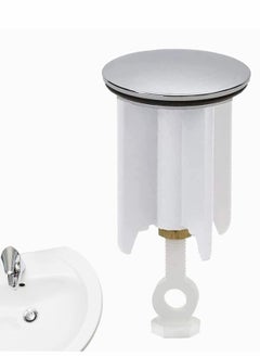 Pop Up Sink Plug, Universal Drain Filter, 40 mm Height Adjustable Pop-up Plug