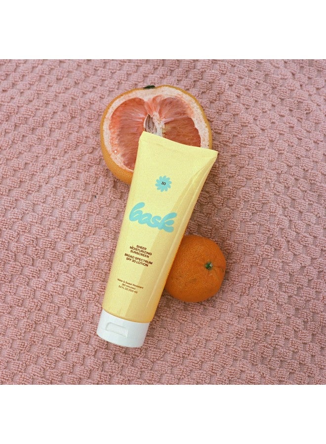 Bask Suncare SPF 30 Sheer Moisturizing Sunscreen Lotion - Broad Spectrum UVA/UVB Protection, Dermatologist Recommended, Hydrating, Lightweight & Fast Absorbing, No White Cast, Travel Size, 3.4 fl oz - Image 5