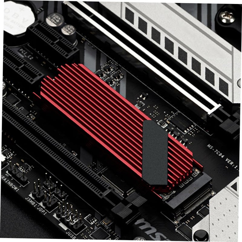 Anodized Aluminum SSD Cooler Heatsink With Thermal Conductive Pad Prevents Overheating - Image 5
