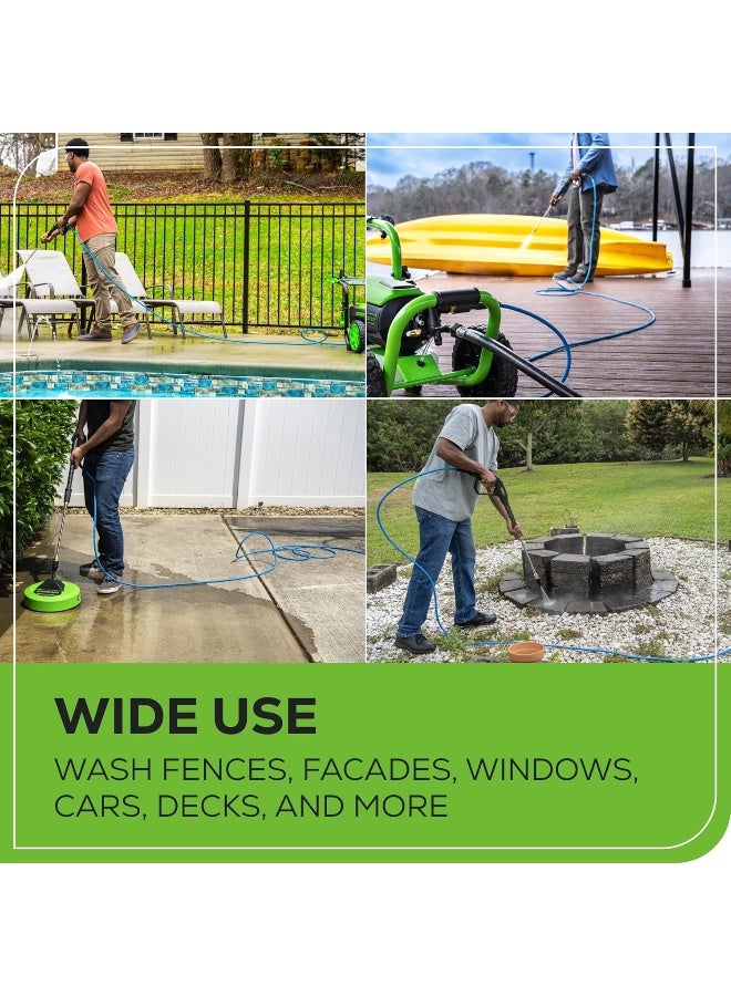 Greenworks Greenworks 35ft High-Pressure (2300 PSI) Kink-Free Hose, Compatible with M22 Fittings - Image 5